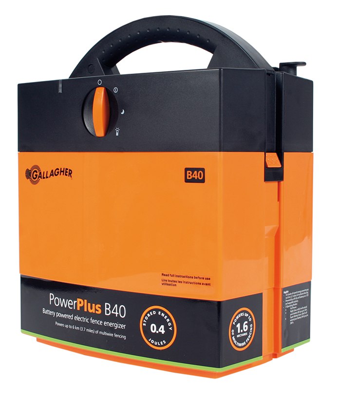B40 battery energiser