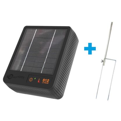 Gallagher S12 solar energiser + stand